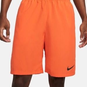 Nike Men orange active wear shorts